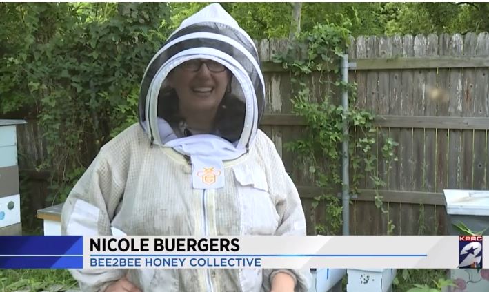 woman in beekeepers suit r/t side hustle