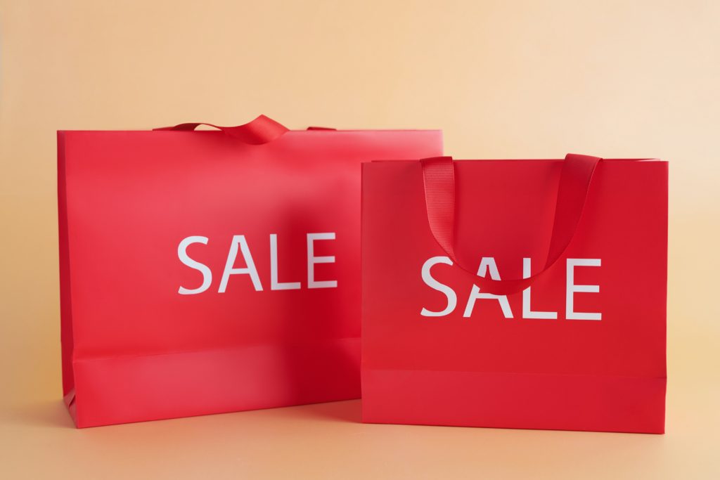 red sale bags r/t holiday season